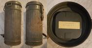 3. Reich Maske Gasmaskendose mit Gasmaske und Filter -