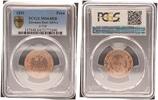 1 Pesa 1891 Kolonien Deutsch-Ostafrika Deutsch-Ostafrika 1 Pesa 1891 schöne Tönung, prägefrisch-st  PCGS MS64RB PCGS MS64RB, prägefrisch-stempelg...