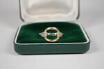 Schmuckset Schmuckset mit Zirkonen, 925 Silber teils vergoldet, 10,2g -