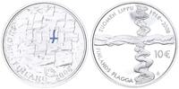 Finnland 10 Euro 10 EURO In ORIGINALkapsel 2008 FINNLAND 90 Jahre Nationalflagge, PP -