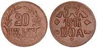 Kolonien Deutsch-Ostafrika 20 Heller DOA 20 Heller J.726 C Bronze auf dünnem Rohling 10,04g -