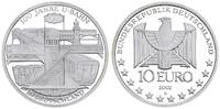 Deutschland / Eurowährung 10 Euro 100 Jahre U-Bahn 2002 Münzzeichen D 10 Euro 100 Jahre U-Bahn 2002 Münzzeichen D Polierte Platte, in Münzkapsel -