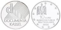 Deutschland / Eurowährung 10 Euro Documenta in Kassel 2002 Münzzeichen J 10 Euro Documenta in Kassel 2002 Münzzeichen J Polierte Platte, in Münzkapsel -