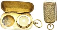Deutschland Münzspender Kaiserreich 20 Goldmark um 1900 Münzspender 31,13g, vergoldet, Alpacca -