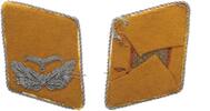 3. Reich Uniformteil Luftwaffen Kragenspiegel Leutnant der Flieger- oder Fallschirmtruppe -