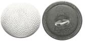 3. Reich Uniformteil 1 Offiziers Knopf M5/8 -