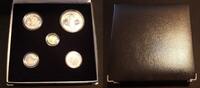 Südafrika Elephant Set Silber und Gold -