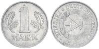 DDR 1 Mark Stempeldrehung 90° DDR, Fehlprägung: 1 Mark 1975 Stempeldrehung 90°, Jahreszahl schwach geprägt -