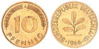 Deutschland - BRD 10 Pfennig BRD 10 Pfennig 1966 J -
