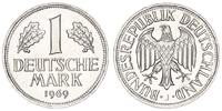 Deutschland 1 Mark BRD 1 Mark 1969 J -