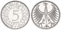 xxx Deutschland 5 DM 5 DM J.387 Silber Kursmünze 1971 F ss-vz -