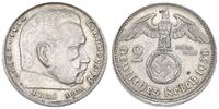 3. Reich 2 Mark Hindenburg 3. Reich Fehlprägung 2 Mark Hindenburg 1938 E 5 % dezentriert -