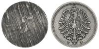 Deutschland / Kaiserreich 5 Pfennig Kaiserreich 5 Pfennig J.3 Einseitige Prägung der Wappenseite -