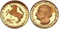1 Billion Mark offizielle Nachprägung 1923 / 2001 Nebengebiete / Westfalen, Provinz Westfalen 1 Billion Mark 1923  offizielle Nachprägung der Mün...