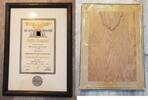 3. Reich Handwerkskammer Wiesbaden, Besitz-Zeugnis Jubiläums Medaille in Silber -