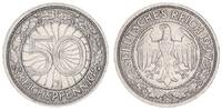 Deutschland / WEIMAR-3.Reich 50 Pfennig 3.Reich/WEIMAR 50 Pfennig 1927 J -
