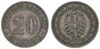 Kaiserreich 20 Pfennig 20 Pfennig 1888 J -