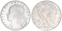 Deutschland /Weimar/ Probeprägung 3 Mark Probe 1925 D Weimar 3 Mark 1925 D Motivpr. in Silber, VS und RS neues Design -