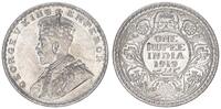 Indien - Großbritannien 1 Rupie Silber britisches Indien 1 Rupie Silber - Georg V. (1) -