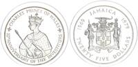 Jamaica 25 Dollar Silber 25 Dollars Silbermünze 1979 Jamaica Jamaika Prinz Charles von Wales 10 Jahre -