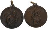 Italien Medaille Cacciatori delle Alpi Obbedisco -