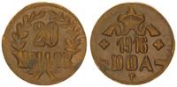 Kolonien Deutsch-Ostafrika 20 Heller DOA 20 Heller J.727 b Messing -
