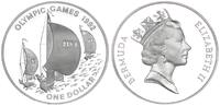 Bermuda 1 Dollar Olympische Spiele in Barcelona - Segelboot -