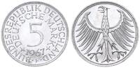 Deutschland 5 DM 5 DM Silber Kursmünze 1967 F -