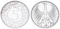 Deutschland 5 DM 5 DM Silber Kursmünze 1957 D -