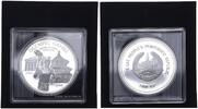 Laos 1000 Kip Olympiade Peking Fackelträger, Silber -
