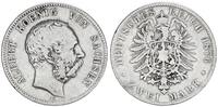 Kaiserreich 2 Mark Sachsen - König Albert -
