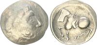 Ostkelten, Transsylvanien Tetradrachme Vorbild Philippos II. KELTEN, Transsylvanien Tetradrachme. Typ Sattelkopfpferd, Schüsselform -