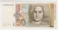 Deutschland, BRD 50 Mark 50 DM Banknote 1996 Baltasar Neumann -