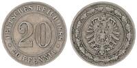 Kaiserreich 20 Pfennig 20 Pfennig 1888 J -