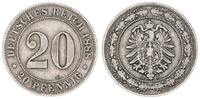 Kaiserreich 20 Pfennig 20 Pfennig 1888 J -