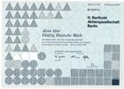 Deutschland / Berlin Aktie Aktie über 50 Mark, Berthold AG Berlin, Nr. 300512 inkl Gewinnanteilsscheine -