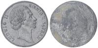 Deutschland / Kaiserreich / Bayern 3 Mark einseitige Zinnprobe Bayern 3 Mark einseitige Zinnprobe der Kopfseite Ludwig II. 1864.1886 -