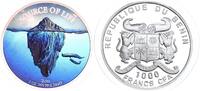 Kongo 1000 Francs 1 Unze Silber Benin 1000 Francs - Water - Source of Life -