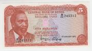 Kenia 5 Shillings Banknote Kenia, 5 Shillings Banknote -