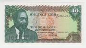 Kenia 10 Shillings Banknote Kenia, 10 Shillings Banknote -
