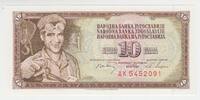 Jugoslawien 10 Dinara-Banknote Jugoslawien, 10 Dinara-Banknote, 1968 -