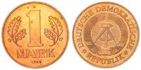 Deutschland / DDR 1 Mark DDR 1 Mark 1978 A Probe in Kupfer-Messing mit glattem Rand -