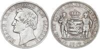 Altdeutschland - Königreich Sachsen 1 Taler Ausbeutetaler Sachsen Vereinstaler 1867 B - König Johann (1854-1873) Segen des Bergbaues -