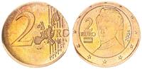 Europa / Österreich / Euro Fehlprägung / Probe / 2 Euro Fehlprägung Probe 2 Euro Österreich auf Messingschrötling ohne Randinschrift -