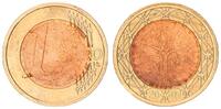 Frankreich 1 Euro Frankreich Fehlprägung 1 Euro 2001 Innenteil aus Kupfer -