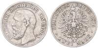 Deutschland / Kaiserreich 2 Mark Baden Friedrich I. -