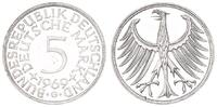 Deutschland 5 DM 5 DM J.387 Silber Kursmünze 1969 G vz-st aus Polierter Platte -