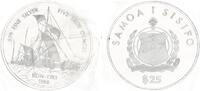 Samoa 25 Tala Segelschiff Kon-Tiki 5oz Silber -