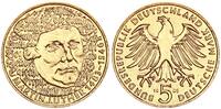 Deutschland 5 Mark 5 DM 1983 Martin Luther - 24 Karat vergoldet -