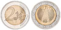 Deutschland / 2 Euro Probeprägung 2 Euro Probe "drehende Sterne" Deutschland 2 Euro Probe ohne Jahreszahl drehende Sterne ohne Münzzeichen -